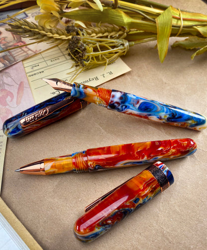 Conklin 1898 Misto Orange Fountain Pen