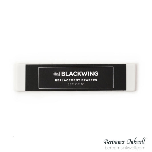 Blackwing Replacement Erasers Set of 10 in White