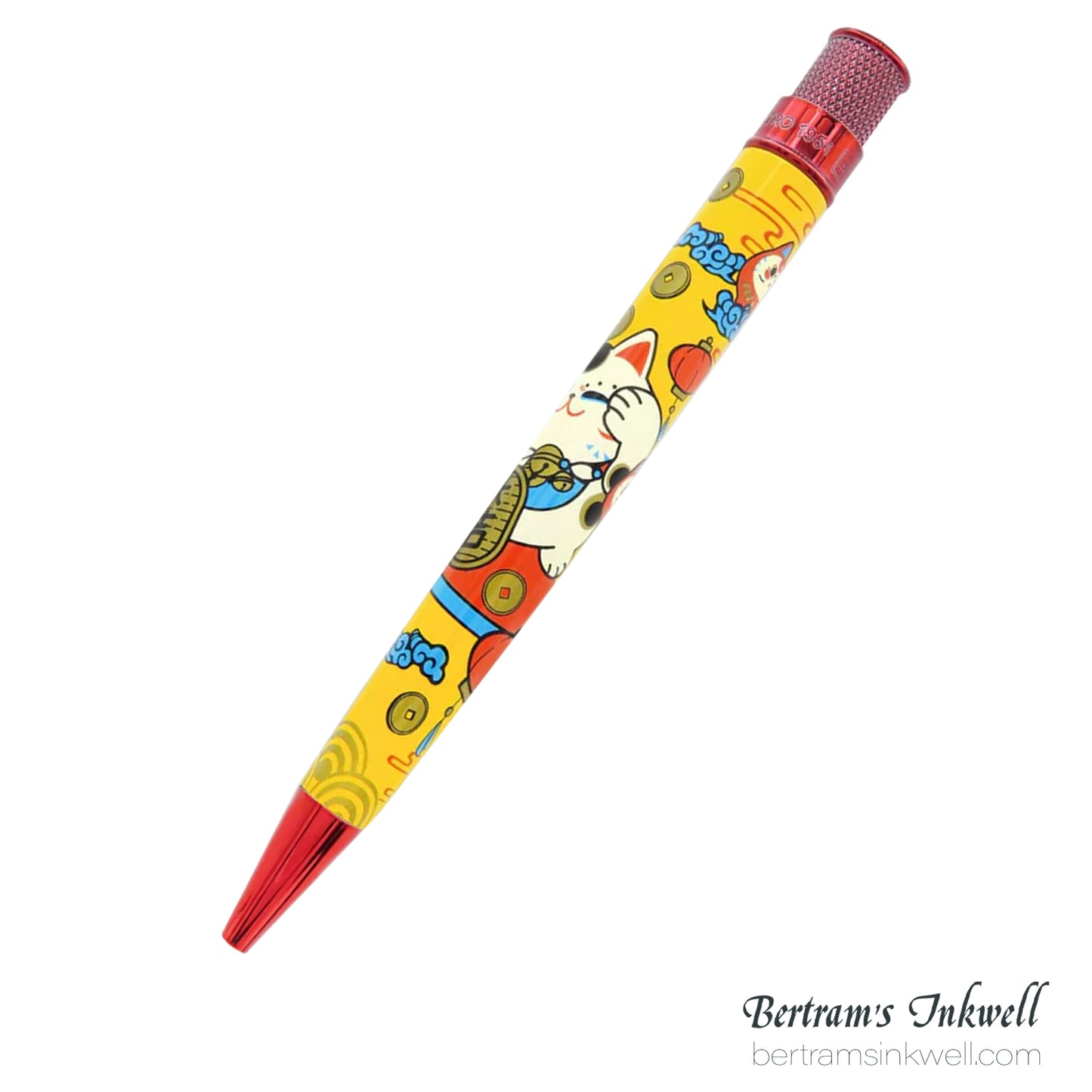 Retro 51 Tornado Popper Lucky Cat Rollerball Pen - Limited Edition