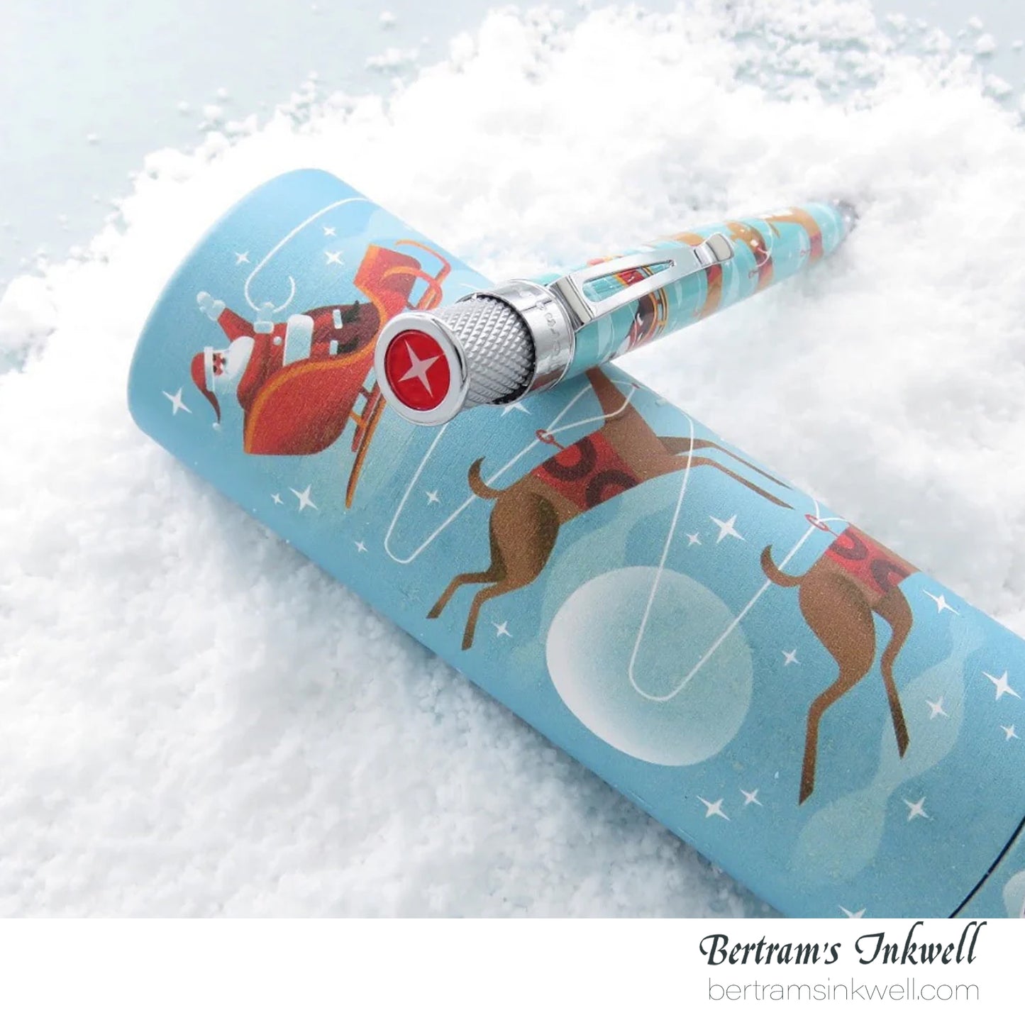 Retro 51 Tornado Popper™ - Merry and White by Invisible Creatures Rollerball Limited Edition