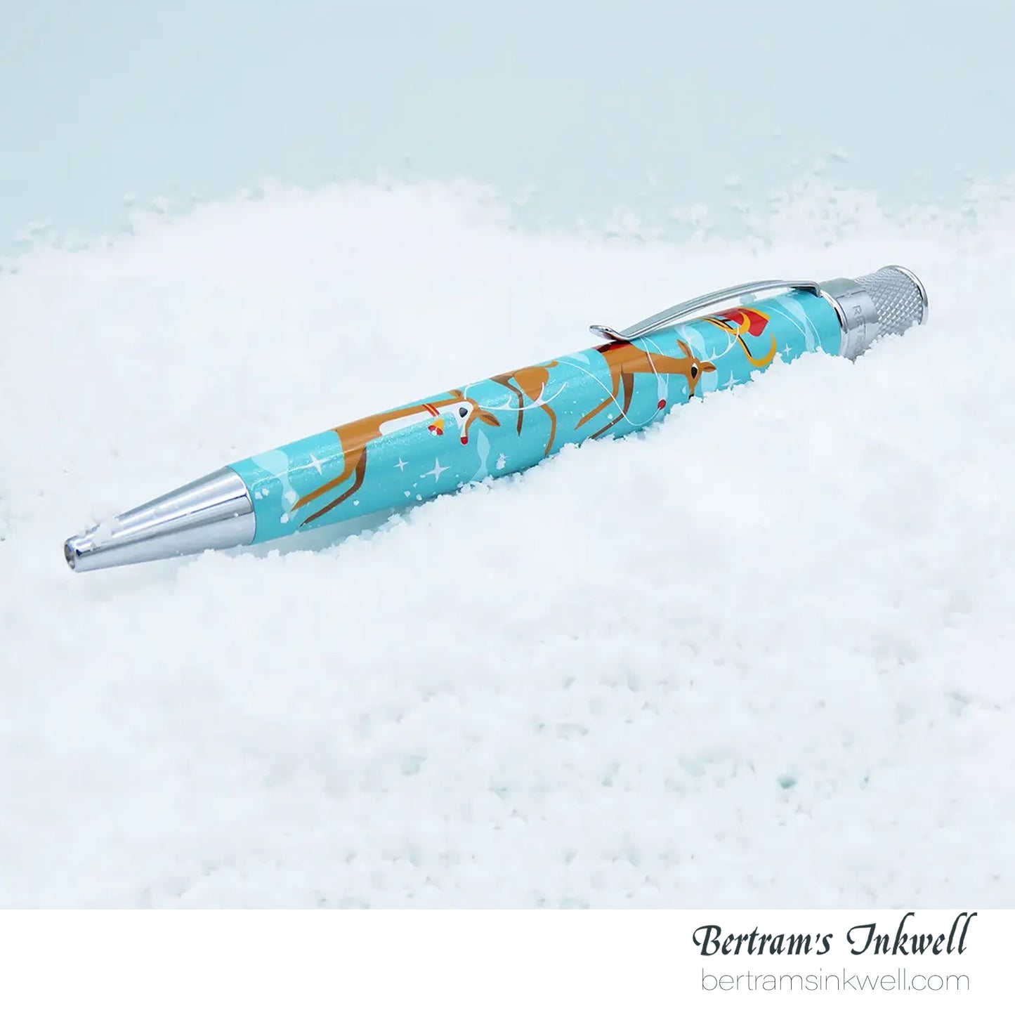 Retro 51 Tornado Popper™ - Merry and White by Invisible Creatures Rollerball Limited Edition