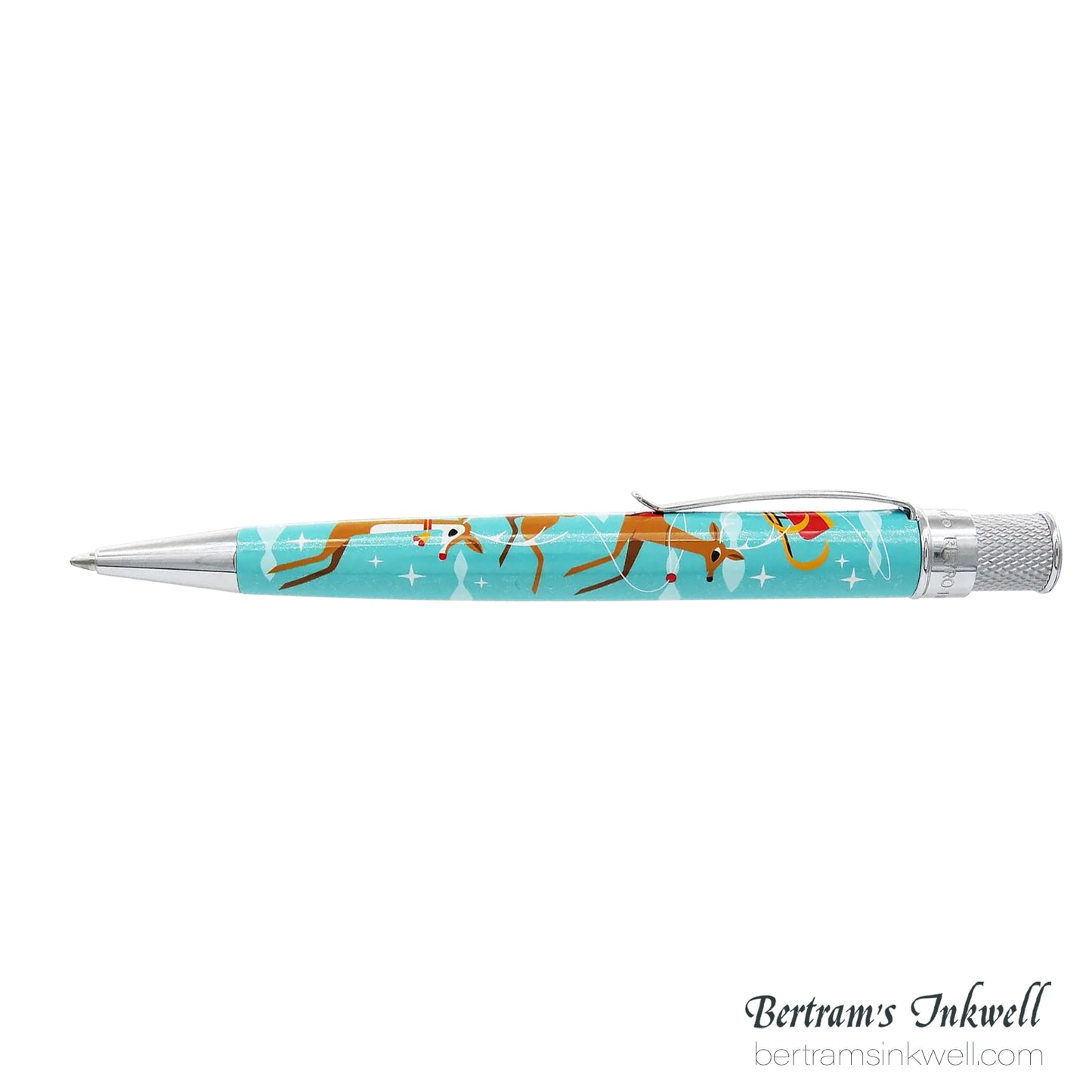 Retro 51 Tornado Popper™ - Merry and White by Invisible Creatures Rollerball Limited Edition