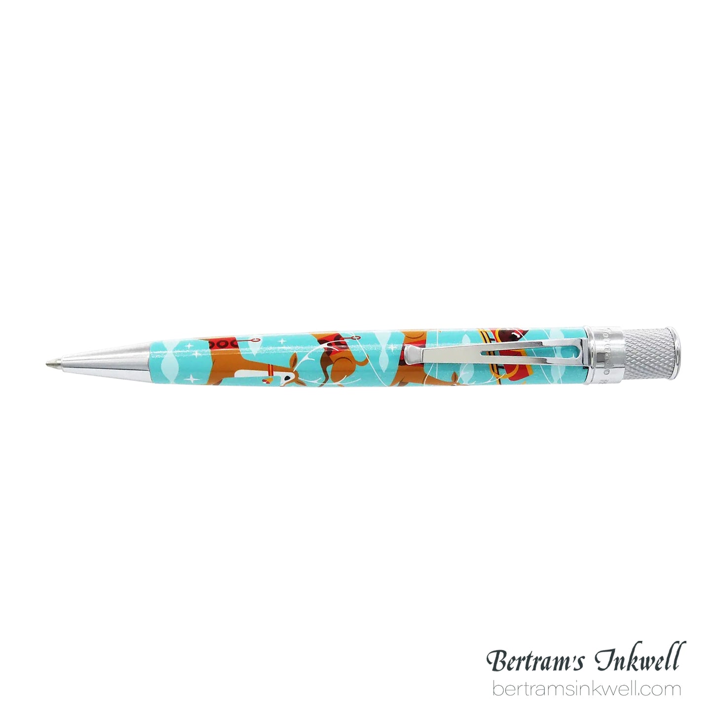 Retro 51 Tornado Popper™ - Merry and White by Invisible Creatures Rollerball Limited Edition