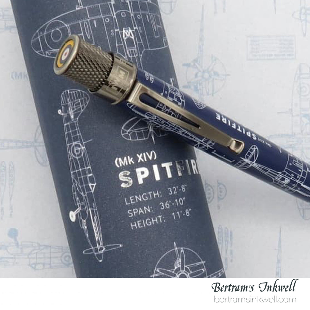 Retro 51 Tornado™ Popper - Imperial War Museum Spitfire Blueprint Rollerball