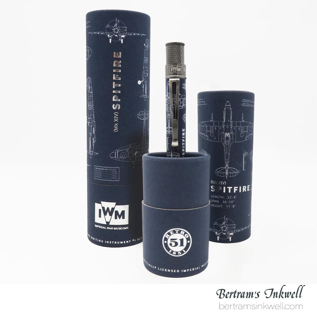 Retro 51 Tornado™ Popper - Imperial War Museum Spitfire Blueprint Rollerball