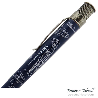 Retro 51 Tornado™ Popper - Imperial War Museum Spitfire Blueprint Rollerball