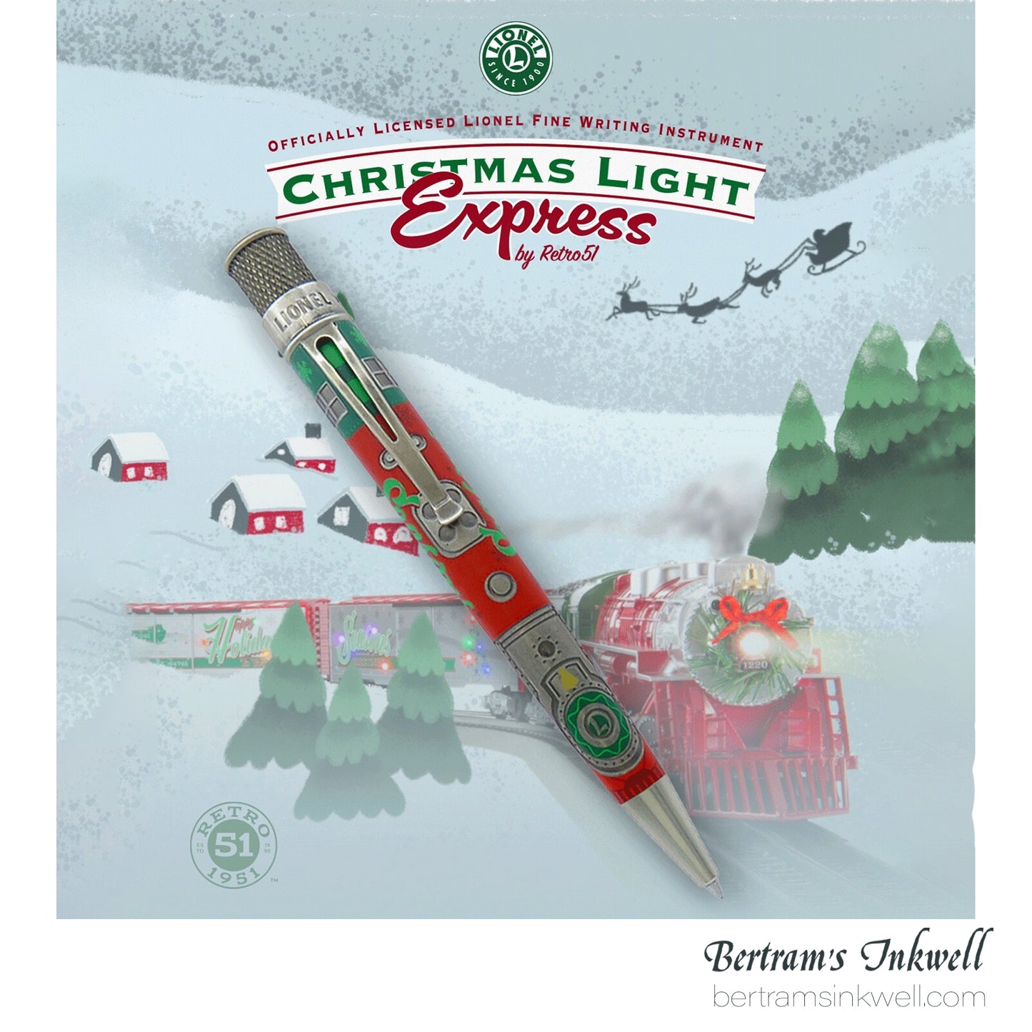 Retro 51 Tornado™ Lionel Trains® - Christmas Light Express Limited Edition Rollerball