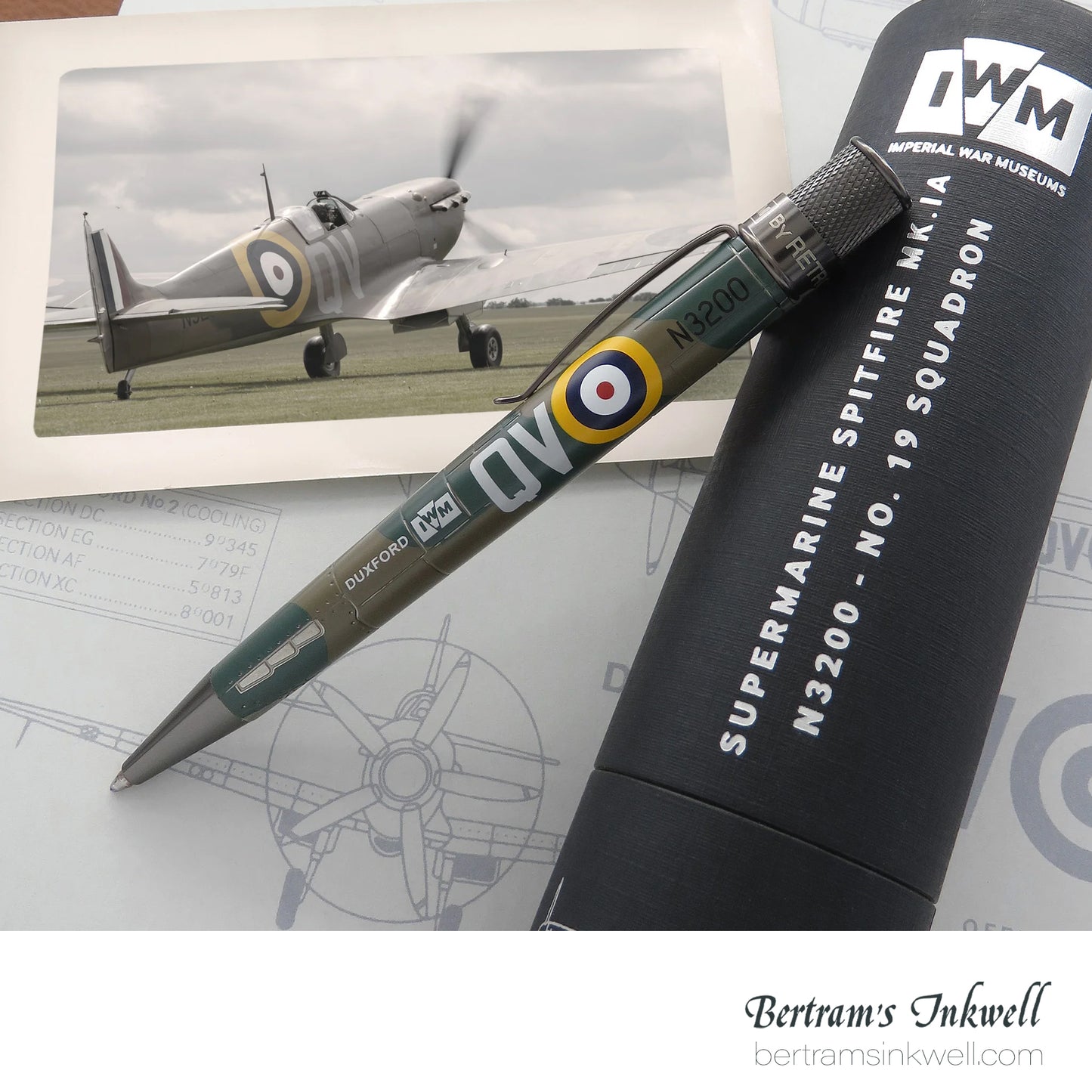 Retro 51 Tornado™ Popper - Imperial War Museum Spitfire N3200 Rollerball