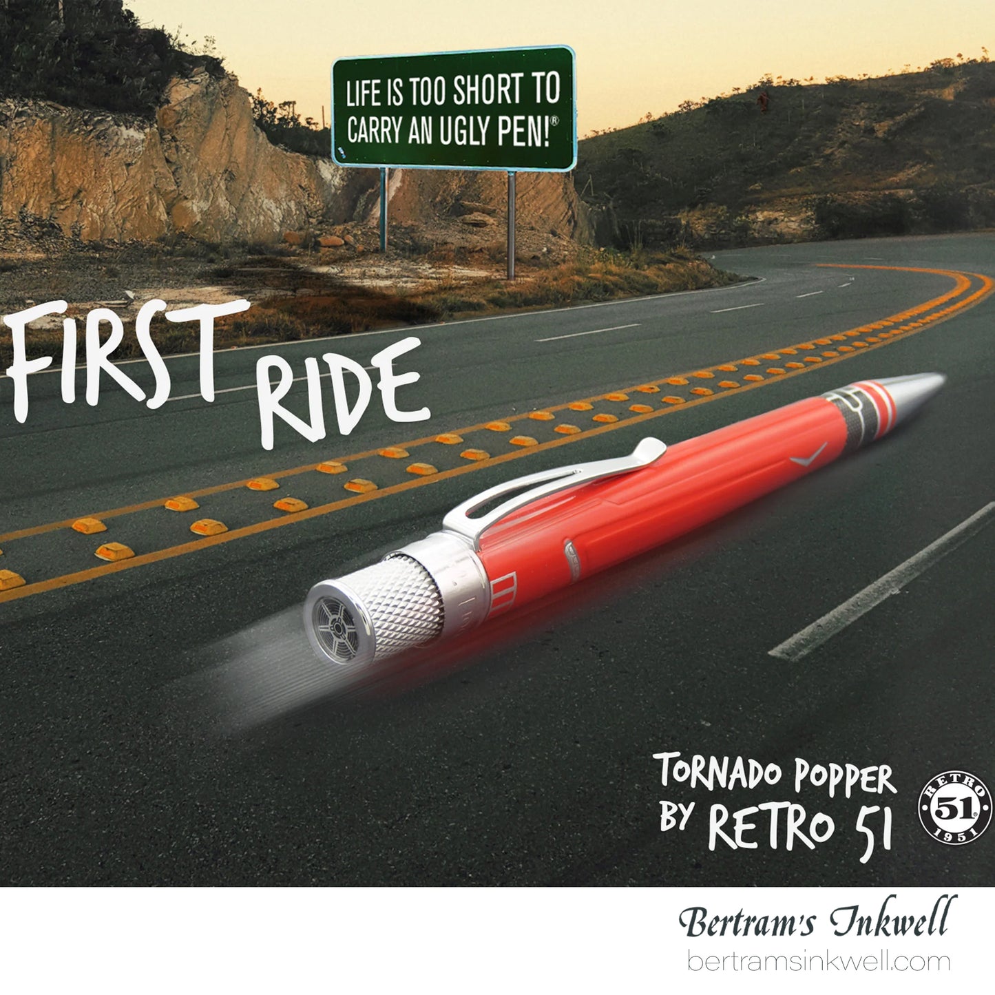 Retro 51 Tornado Popper™ - First Ride Rollerball Limited Edition