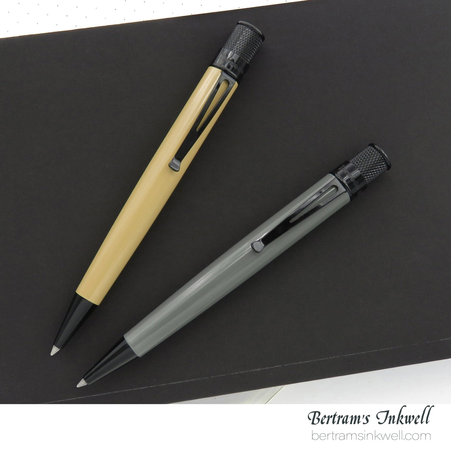 Retro 51 Tornado Stealth Lacquer Nardo Gray Retractable Rollerball