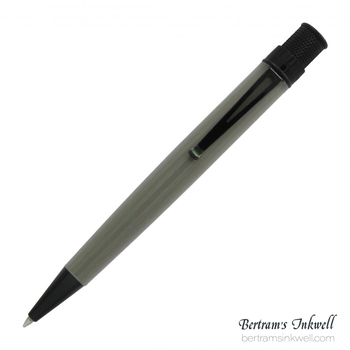 Retro 51 Tornado Stealth Lacquer Nardo Gray Retractable Rollerball