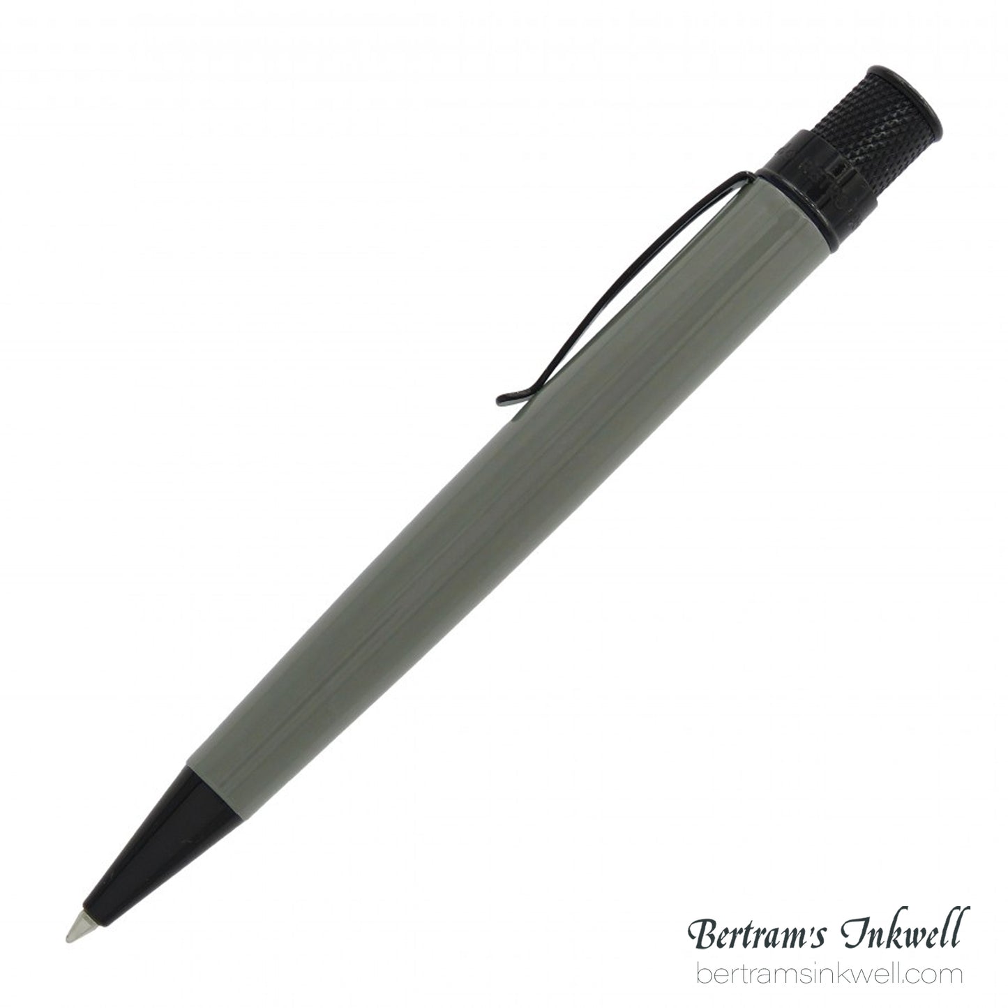 Retro 51 Tornado Stealth Lacquer Nardo Gray Retractable Rollerball