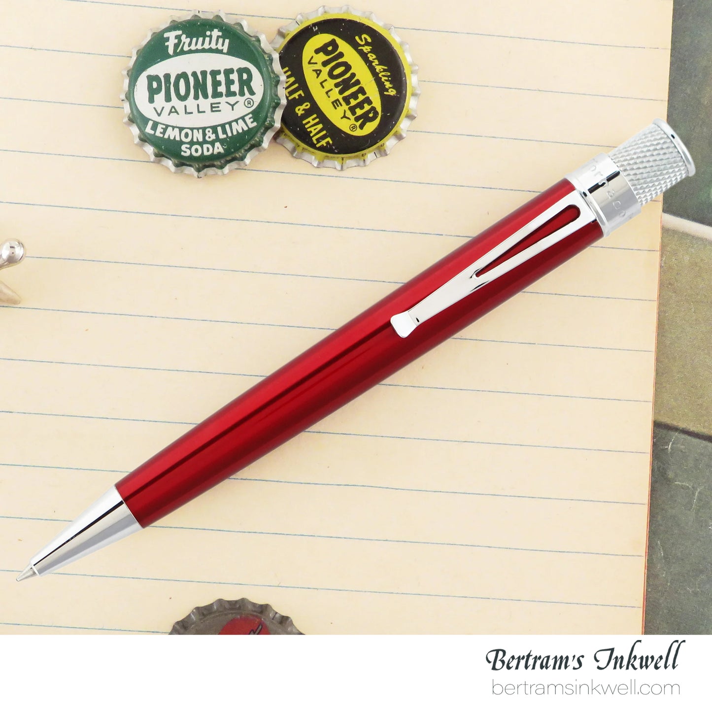 Retro 51 Tornado™ Classic Lacquer - Red Rollerball