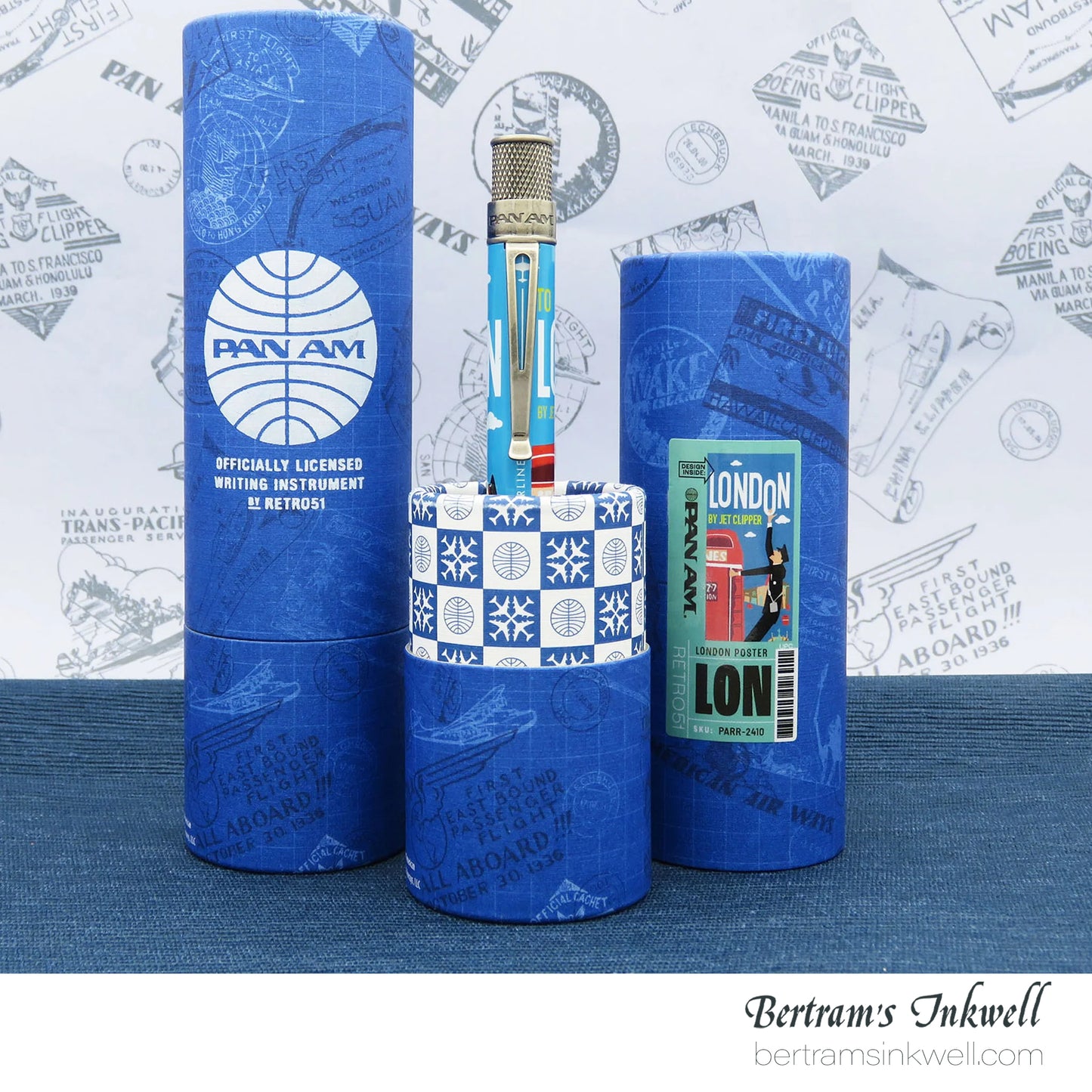 Retro 51 Tornado™ Pan Am London Poster Rollerball