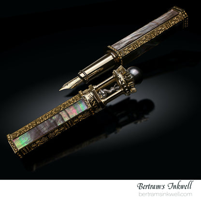 S.T. Dupont Haute Creation King Of Pearl Exclusive Limited Edition Fountain Pen 241192, 2014