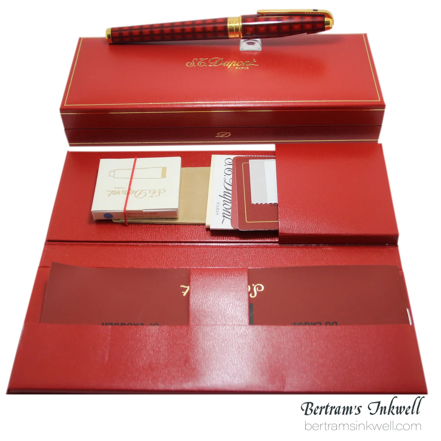 S.T. Dupont Olympio Large Vertigo Fountain Pen 480500, 1996