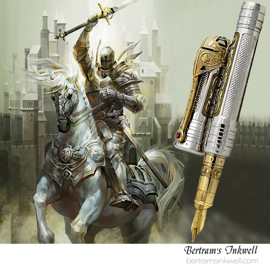 S.T. DUPONT White Knight Prestige Limited Edition Fountain Pen 242030, 2014