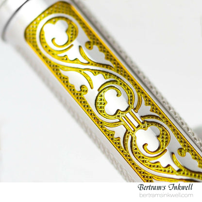 S.T. DUPONT White Knight Prestige Limited Edition Rollerball Pen 242030, 2014