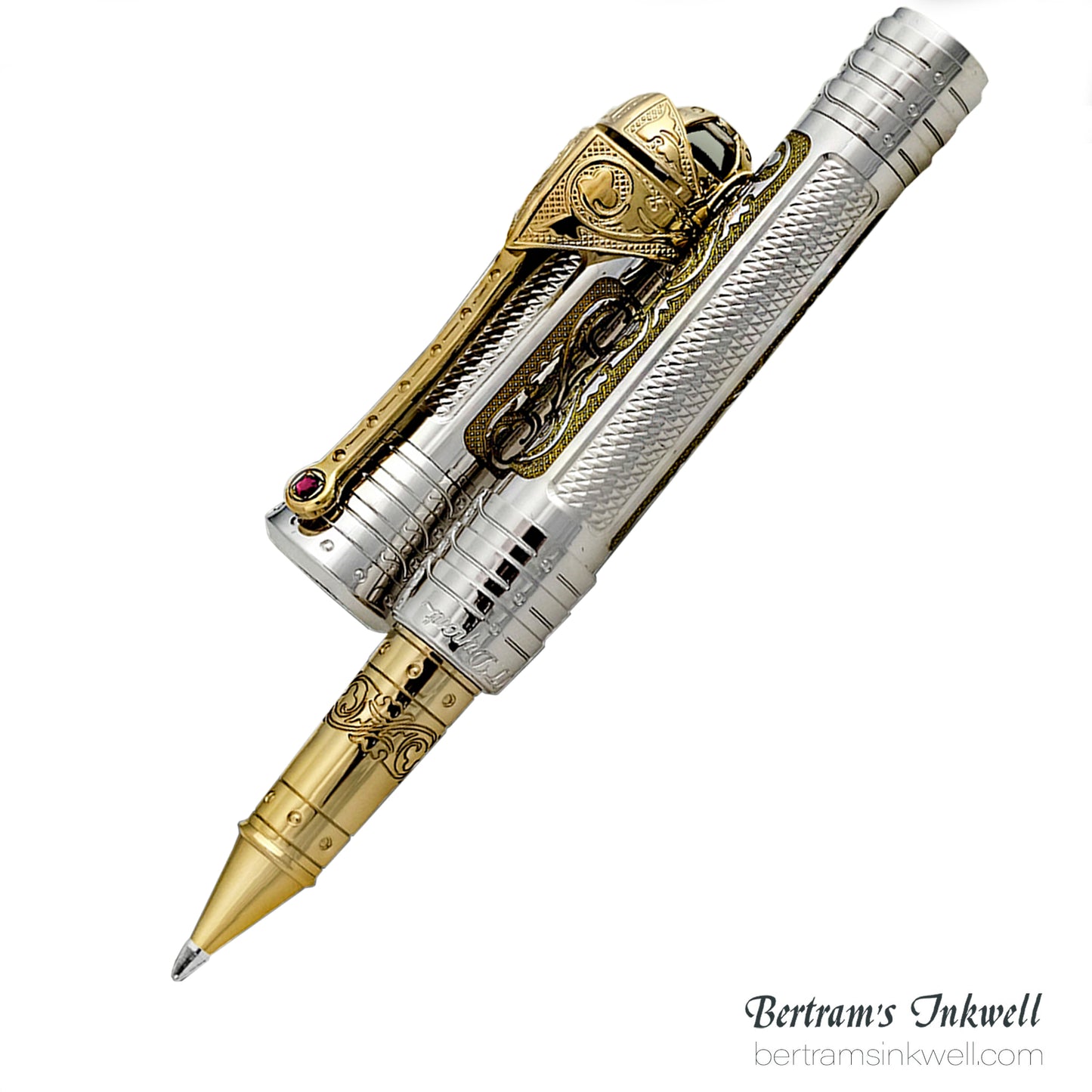 S.T. DUPONT White Knight Prestige Limited Edition Rollerball Pen 242030, 2014