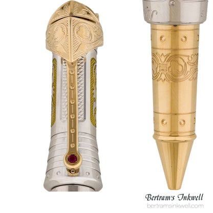S.T. DUPONT White Knight Prestige Limited Edition Rollerball Pen 242030, 2014