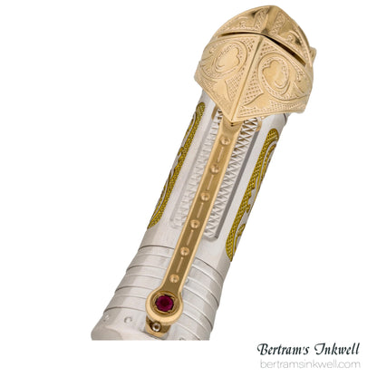 S.T. DUPONT White Knight Prestige Limited Edition Rollerball Pen 242030, 2014