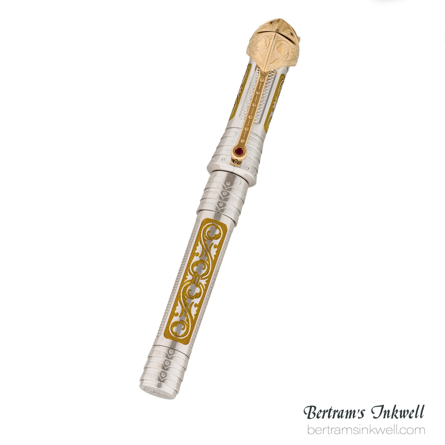 S.T. DUPONT White Knight Prestige Limited Edition Rollerball Pen 242030, 2014
