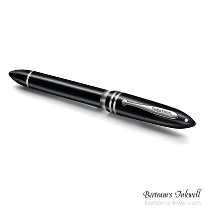 Sheaffer Balance III E892 Glossy Black & Chrome Trim Fountain Pen