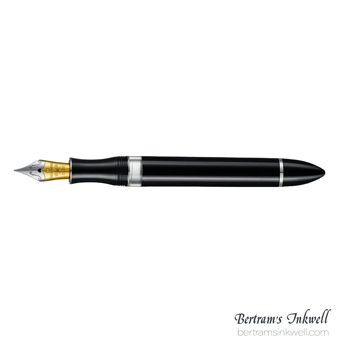 Sheaffer Balance III E892 Glossy Black & Chrome Trim Fountain Pen