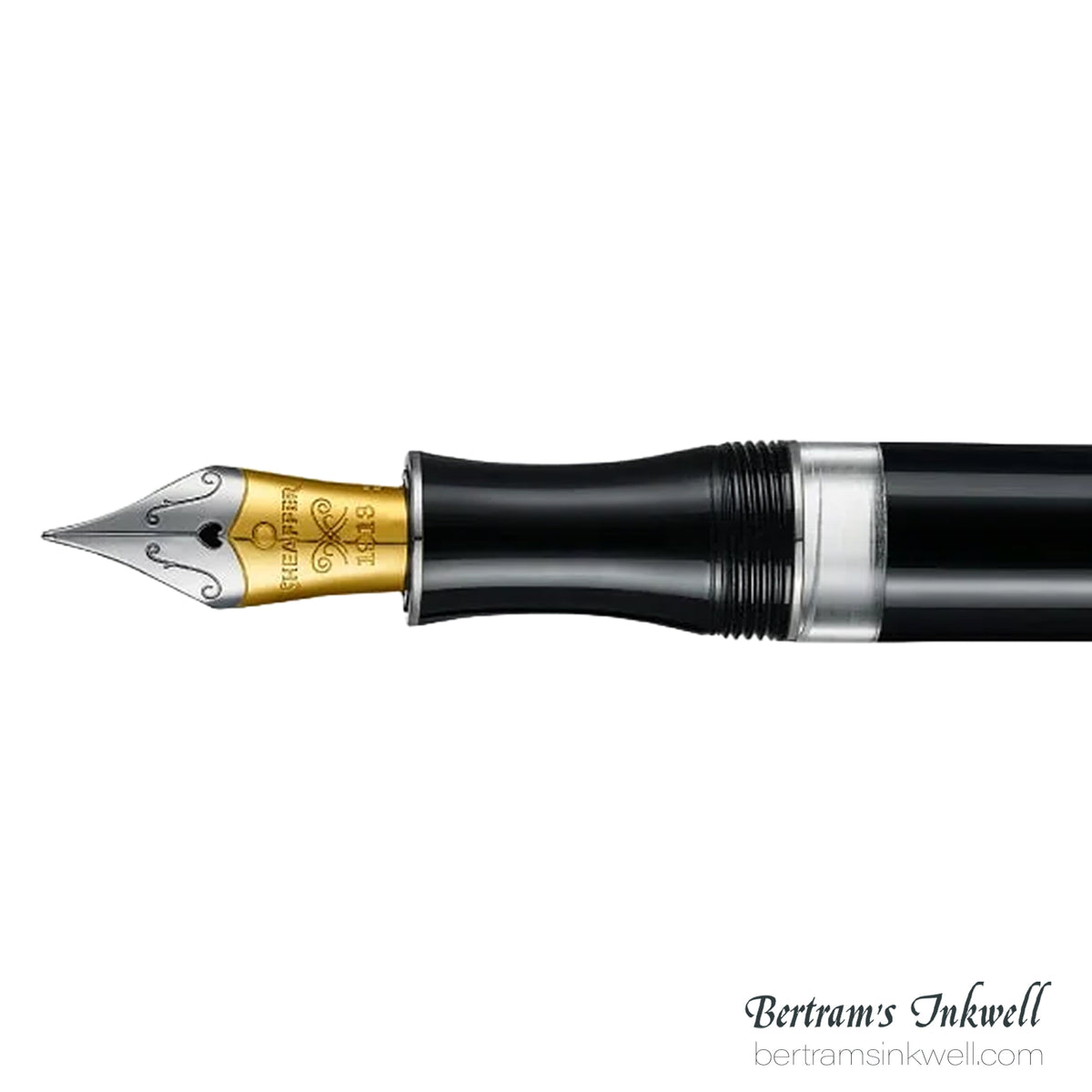 Sheaffer Balance III E892 Glossy Black & Chrome Trim Fountain Pen
