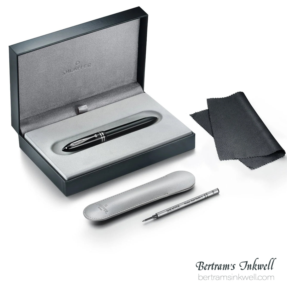 Sheaffer Balance III E892 Glossy Black & Chrome Trim Rollerball