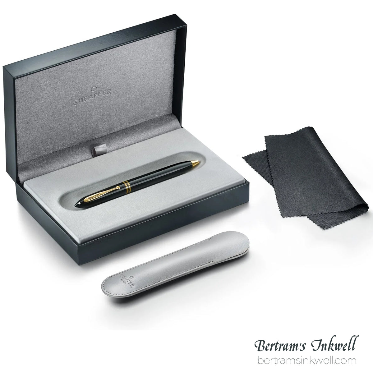 Sheaffer Balance III E893 Glossy Black & Gold Trim Ballpoint