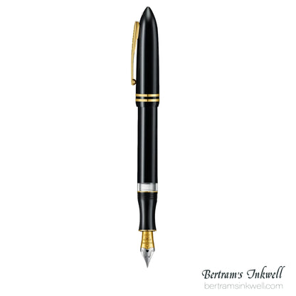 Sheaffer Balance III E893 Glossy Black & Gold Trim Fountain Pen