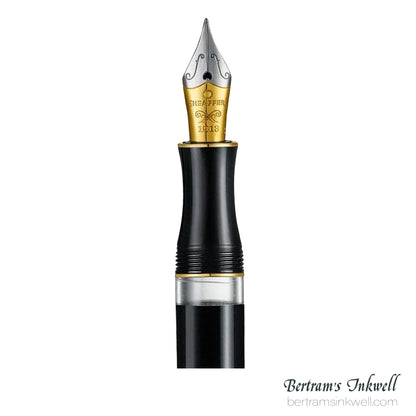 Sheaffer Balance III E893 Glossy Black & Gold Trim Fountain Pen