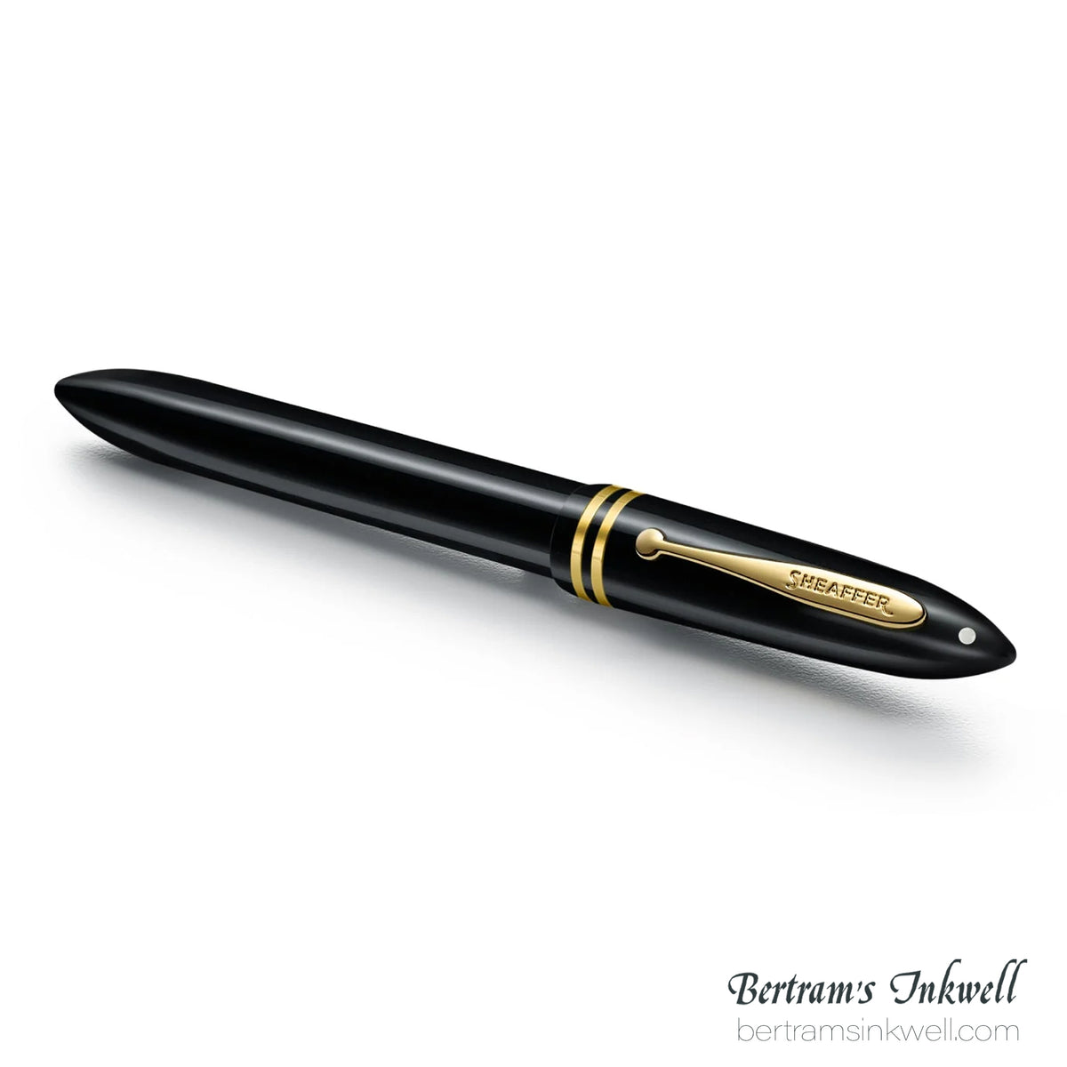 Sheaffer Balance III E893 Glossy Black & Gold Trim Rollerball