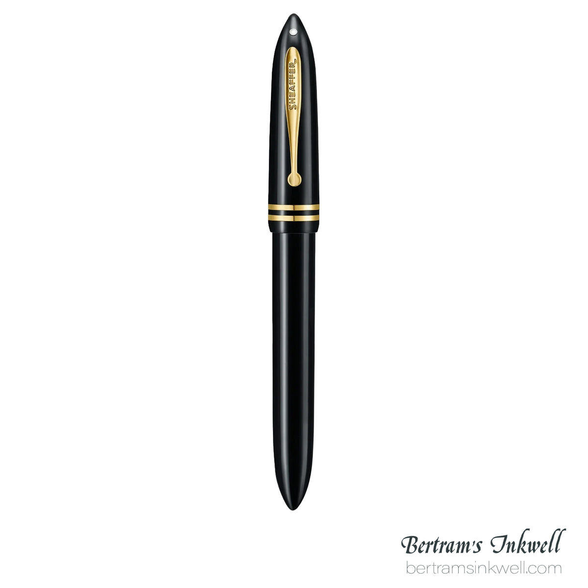 Sheaffer Balance III E893 Glossy Black & Gold Trim Rollerball