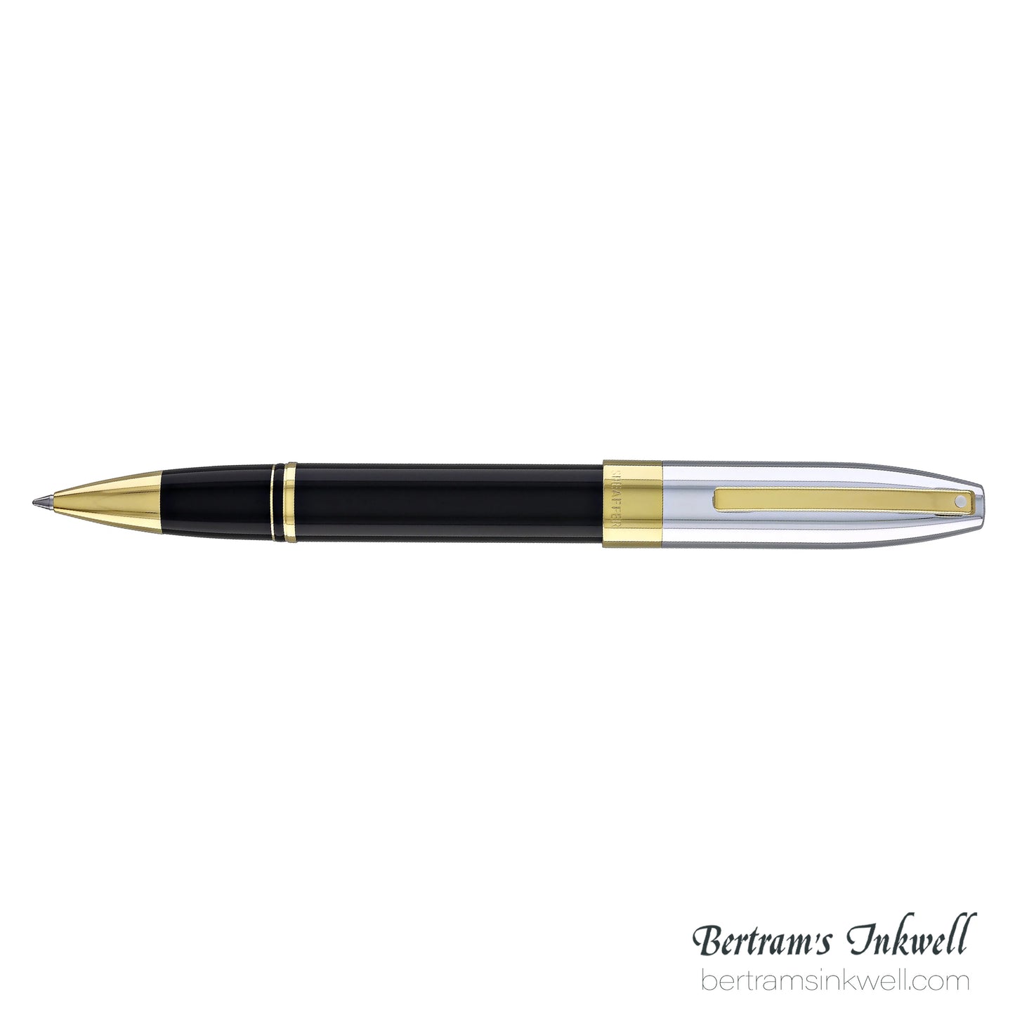 Sheaffer Legacy®  Black Lacquer with Chrome Cap 14K Gold PVD Rollerball