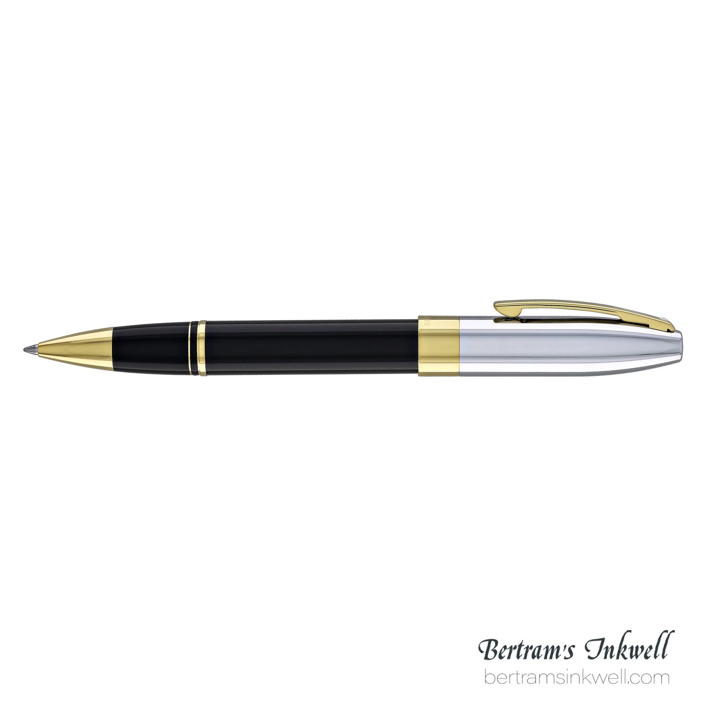 Sheaffer Legacy®  Black Lacquer with Chrome Cap 14K Gold PVD Rollerball