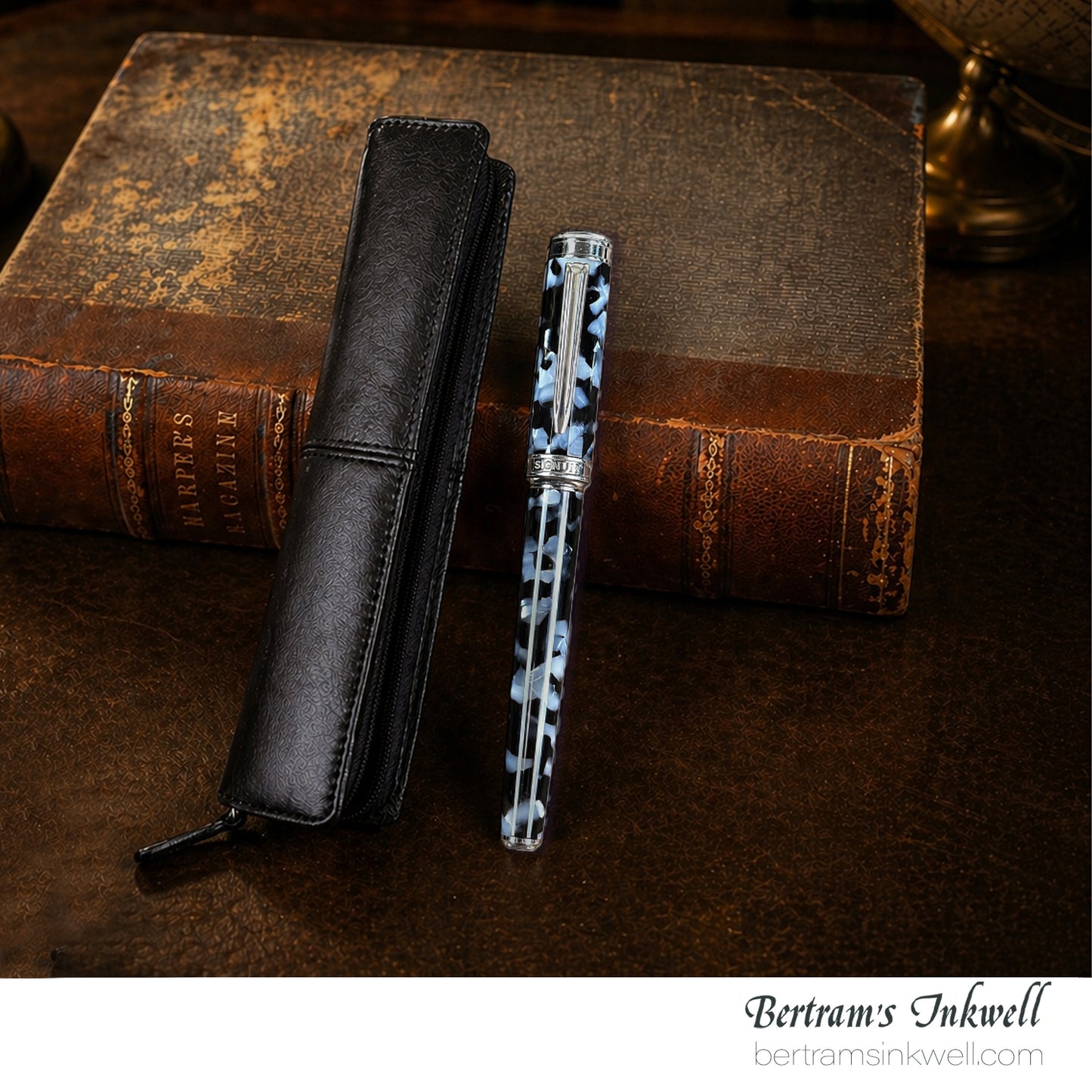 Signum Carina Rollerball With Leather Pen Case
