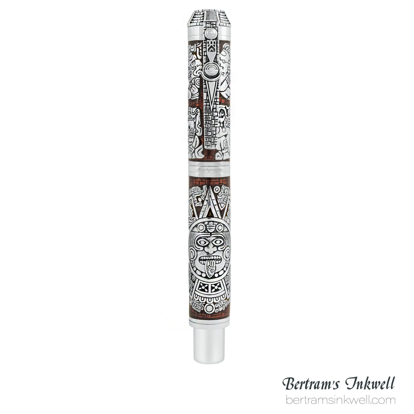 Montegrappa Ancient Mexican Civilizations Silver Limited Edition Rollerball ISCMNRSE, 2012