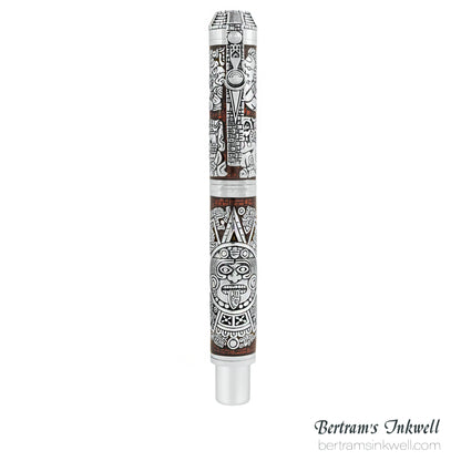 Montegrappa Ancient Mexican Civilizations Silver Limited Edition Rollerball ISCMNRSE, 2012