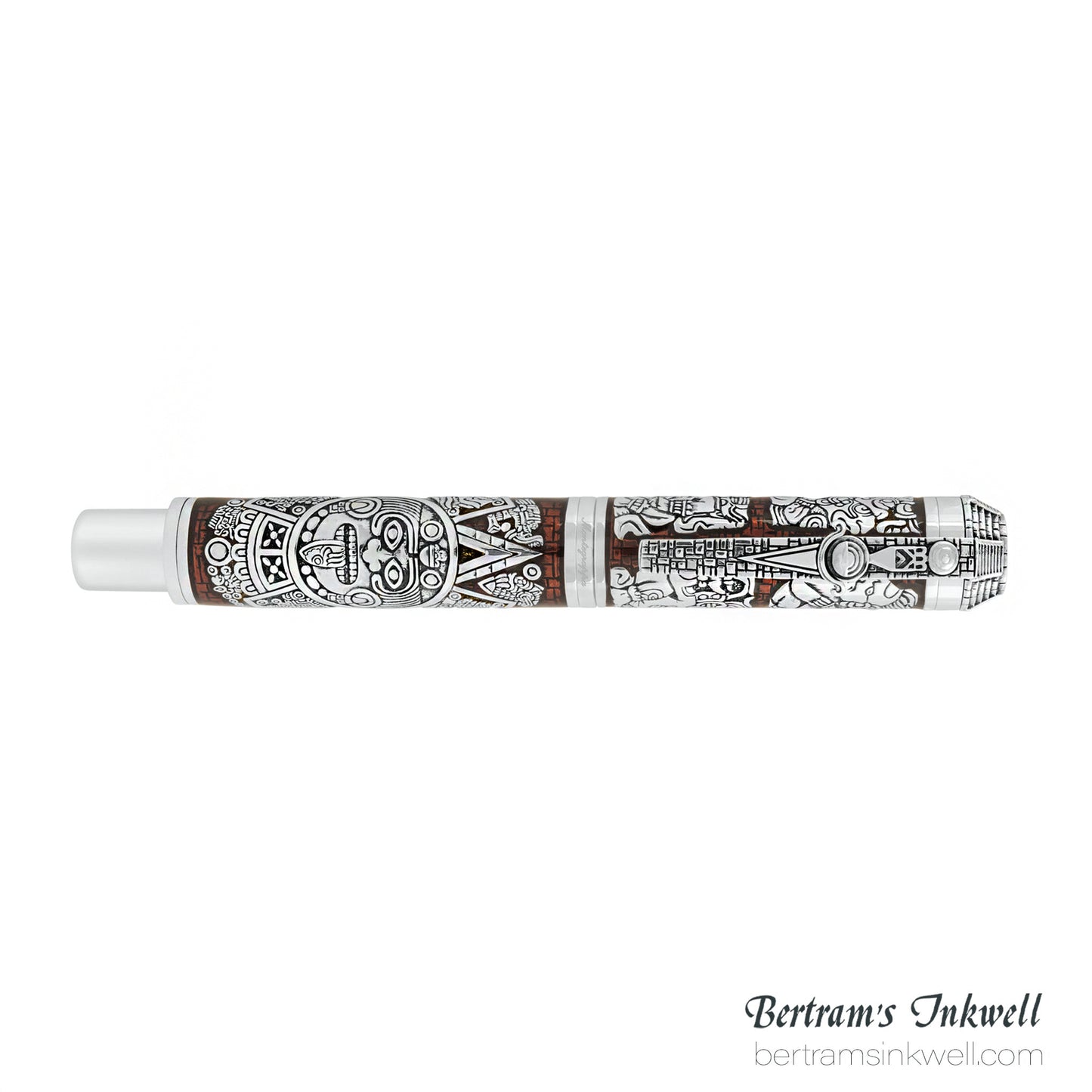 Montegrappa Ancient Mexican Civilizations Silver Limited Edition Rollerball ISCMNRSE, 2012