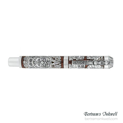 Montegrappa Ancient Mexican Civilizations Silver Limited Edition Rollerball ISCMNRSE, 2012