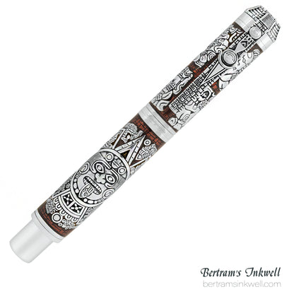 Montegrappa Ancient Mexican Civilizations Silver Limited Edition Rollerball ISCMNRSE, 2012