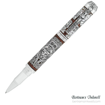 Montegrappa Ancient Mexican Civilizations Silver Limited Edition Rollerball ISCMNRSE, 2012