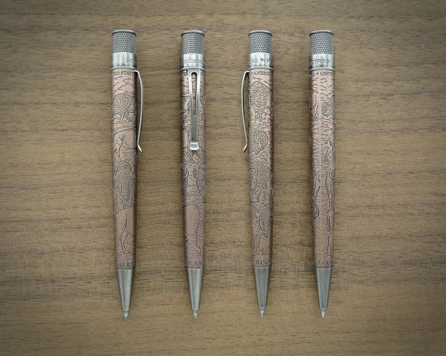 Retro 51 Smithsonian Bison: Standing Strong Rollerball Pen
