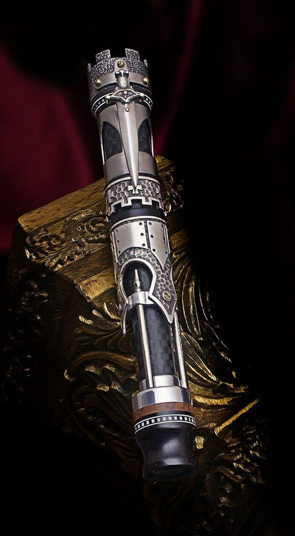 Gisi Pen Company Steampunk Castle Titanium Carbon Fiber Limited Edition Rollerball, 2007