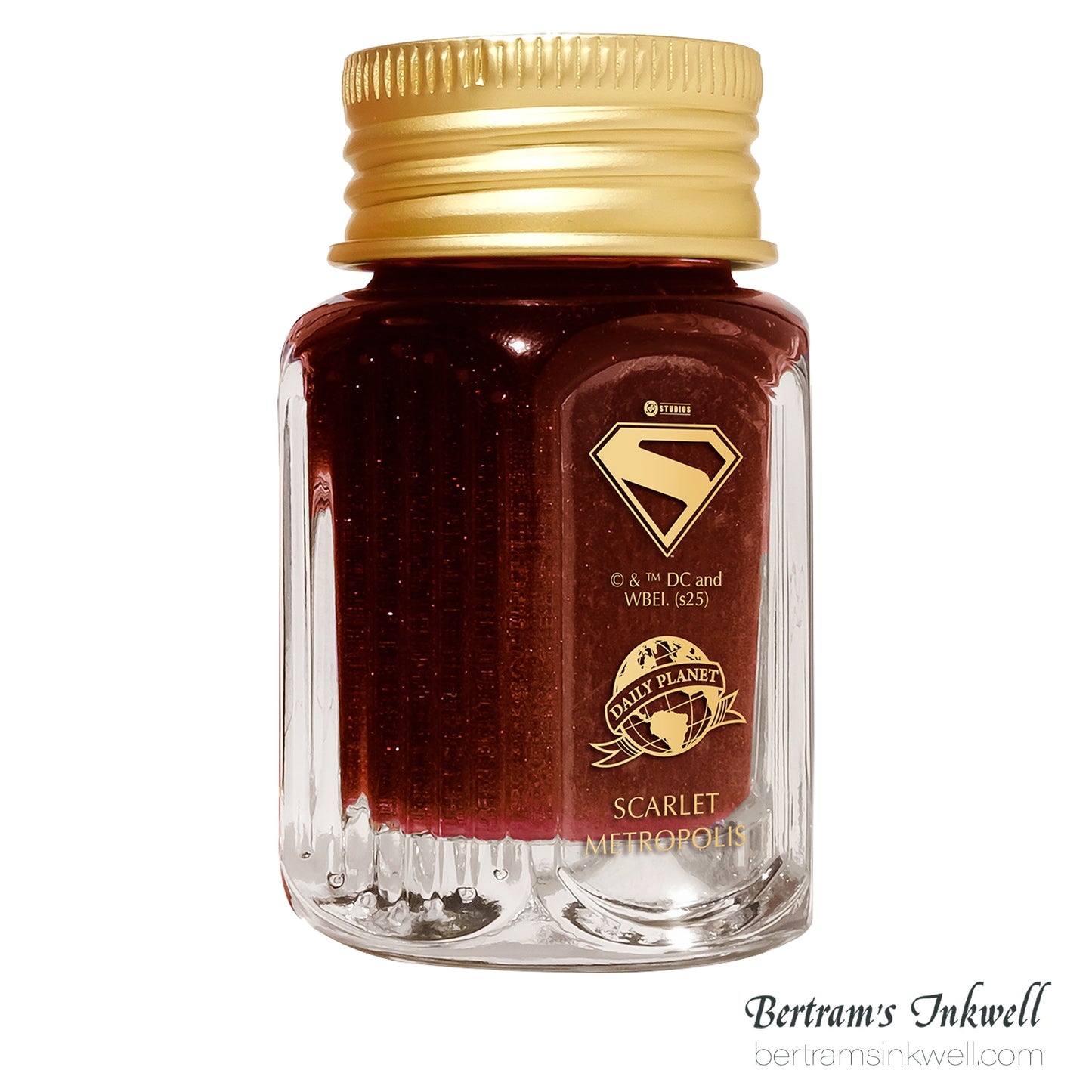 Ferris Wheel Press x Warner Bros Superman - Scarlet Metropolis - 28ml Ink Bottle