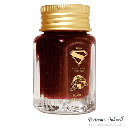 Ferris Wheel Press x Warner Bros Superman - Scarlet Metropolis - 28ml Ink Bottle