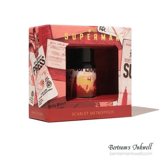 Ferris Wheel Press x Warner Bros Superman - Scarlet Metropolis - 10ml Ink Bottle