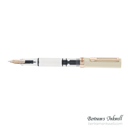 TWSBI ECO Creme with Rose Gold Trim Fountain Pen